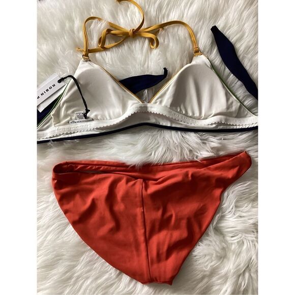 New. Robin Piccone color block bikini. S-top/M-bottom. Retails $178 - Picture 7 of 8